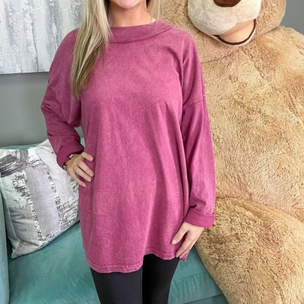 Mock Neck Long Sleeve - Large